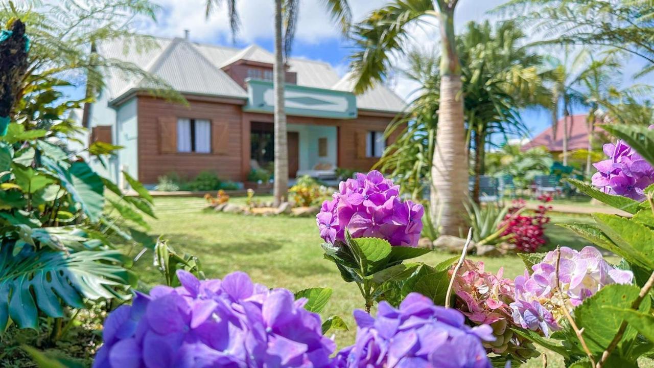 Magnifique Villa Creole Villa Ti Bout Bois Avec Cheminee Au Tevelave Les Avirons エクステリア 写真